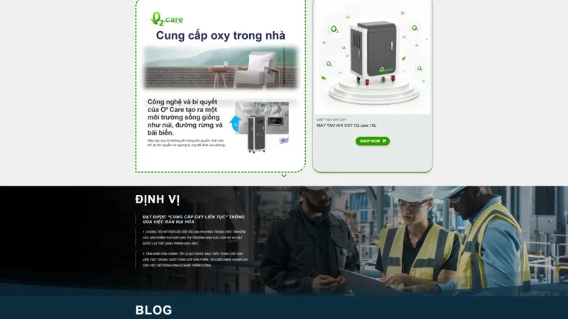 O2care | Máy tạo khí Oxy gia đình